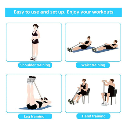 Yoga Pedal Puller Resistance Band – Full Body Fitness & Stretching Equipment