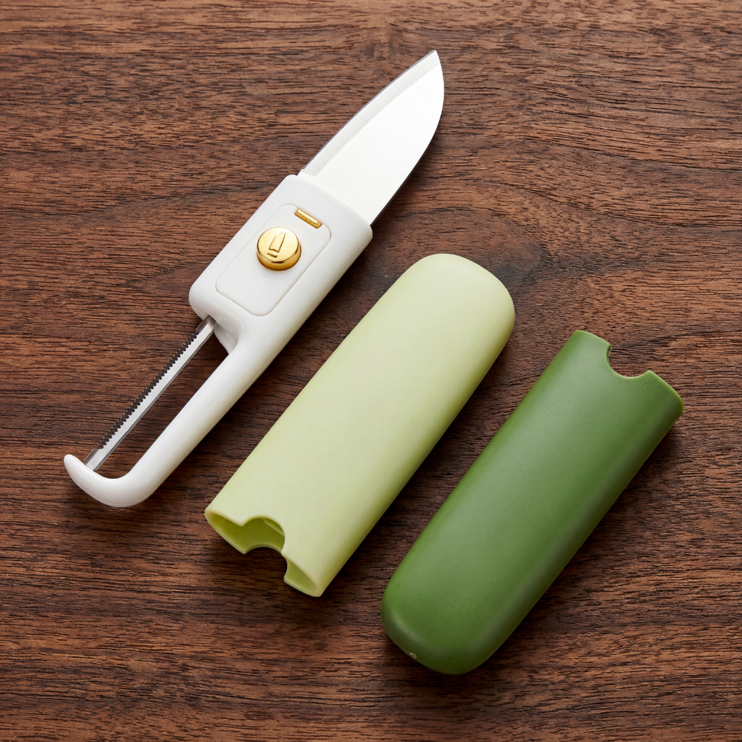 Mini Fruit Knife + Peeler Combo | Compact & Travel-Friendly