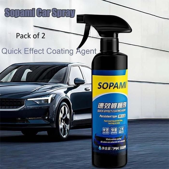 Instant Shine Car Spray – Quick Effect Protective Nano Coating (50 ml × 2)