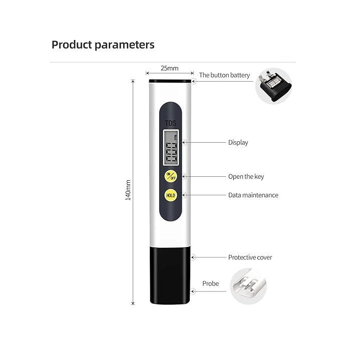 Portable TDS Meter for Drinking & RO Water