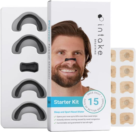 BreatheEasy Nasal Dilator Starter Kit for Better Sleep & Clear Breathing