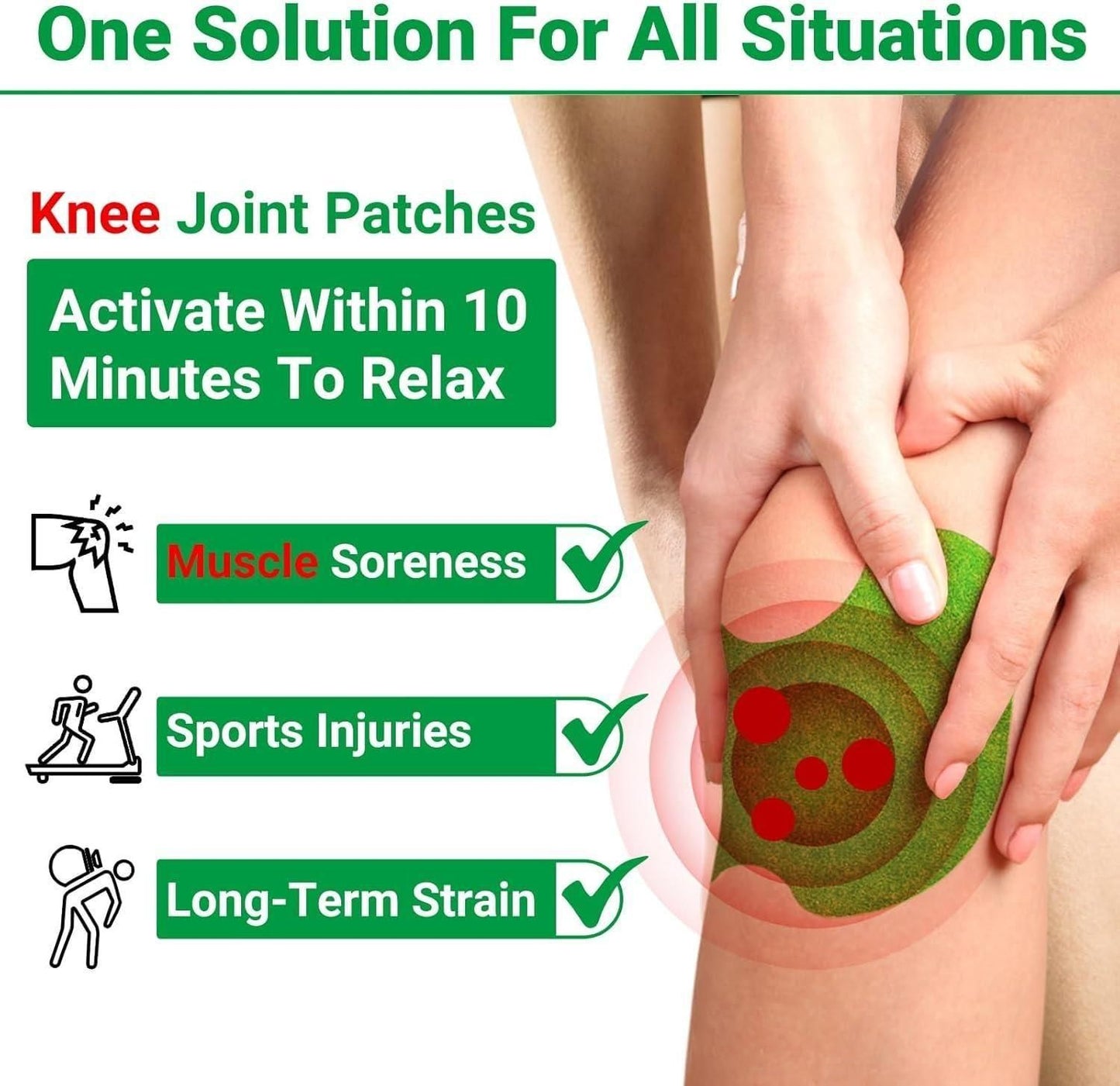 Knee Heat Therapy Patches for Joint & Muscle Comfort