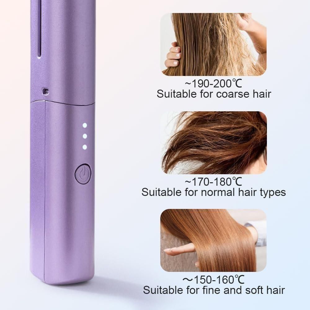 Portable Mini Hair Straightener and Hot Comb