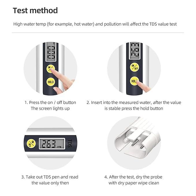 Portable TDS Meter for Drinking & RO Water
