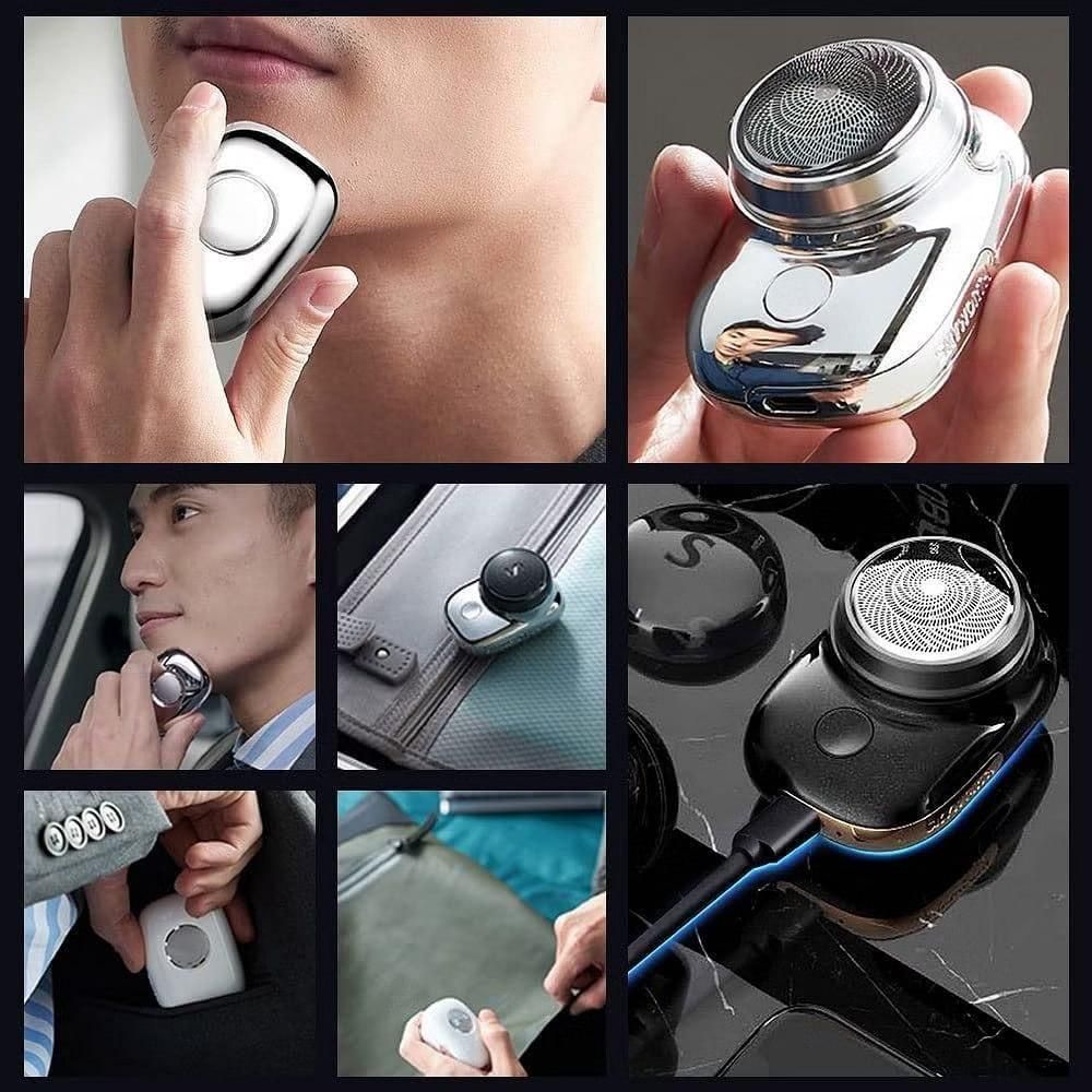 Compact Electric Shaver for Travel & Quick Grooming