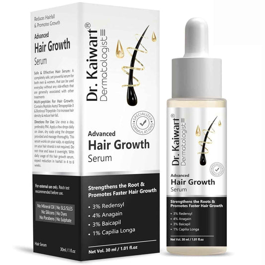 Advanced Hair Growth Serum with Redensyl, Anagain & Baicapil – 30 ml