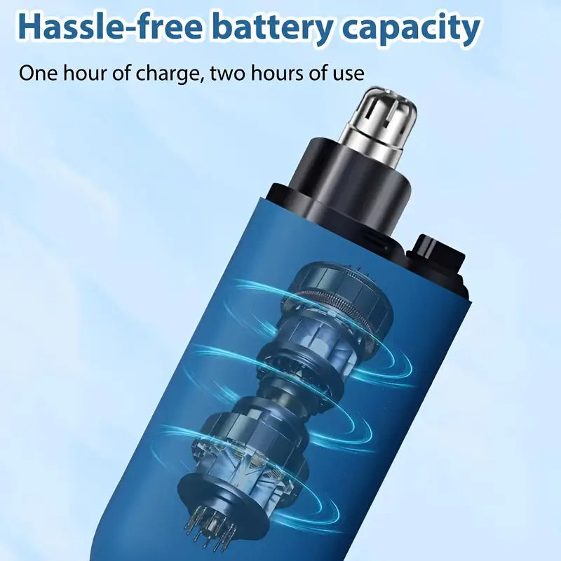 Compact USB Rechargeable Nose & Ear Grooming Trimmer