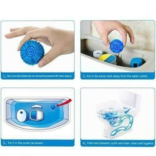 Toilet Cleaning Tablet (Pack of 10, 20, 30)