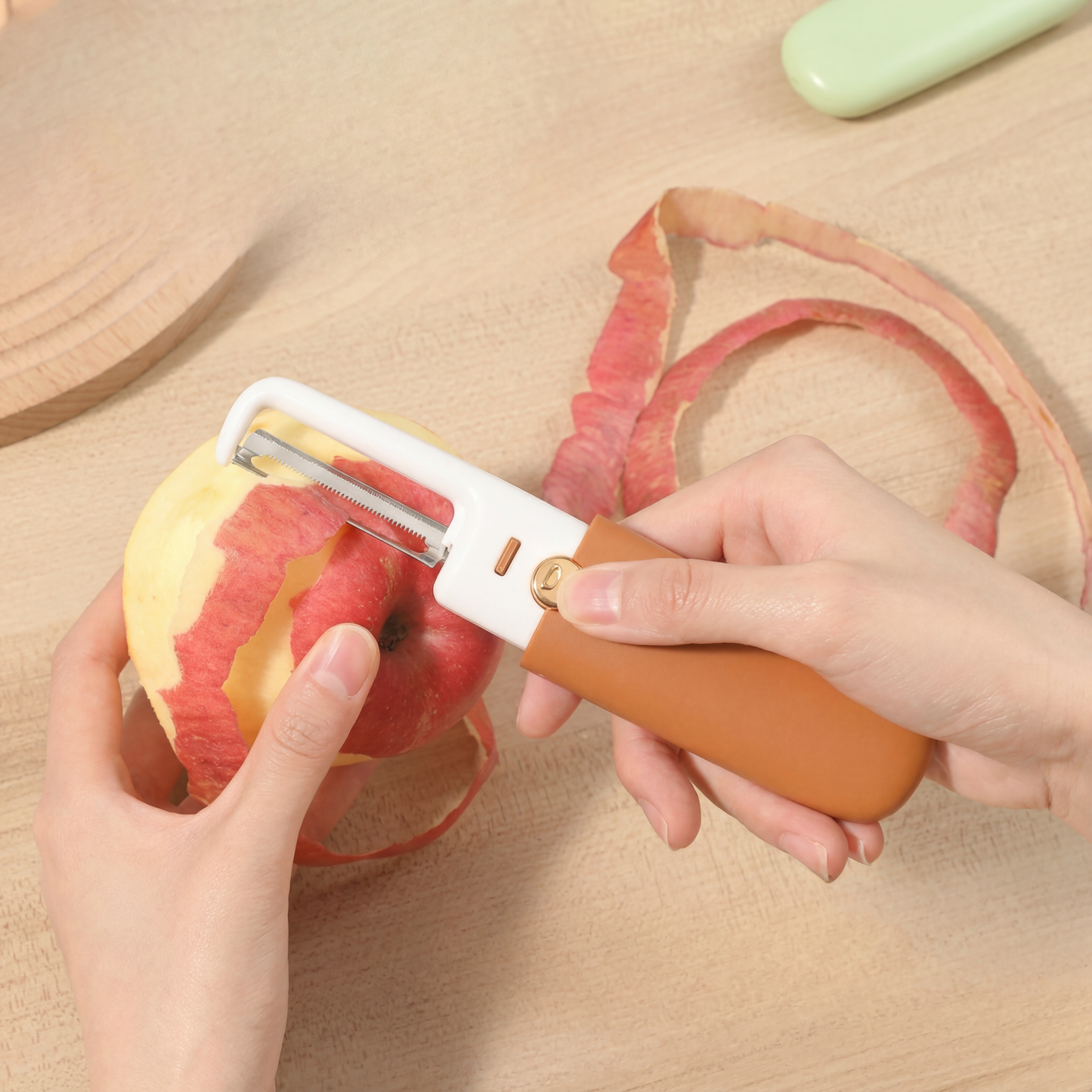 Mini Fruit Knife + Peeler Combo | Compact & Travel-Friendly