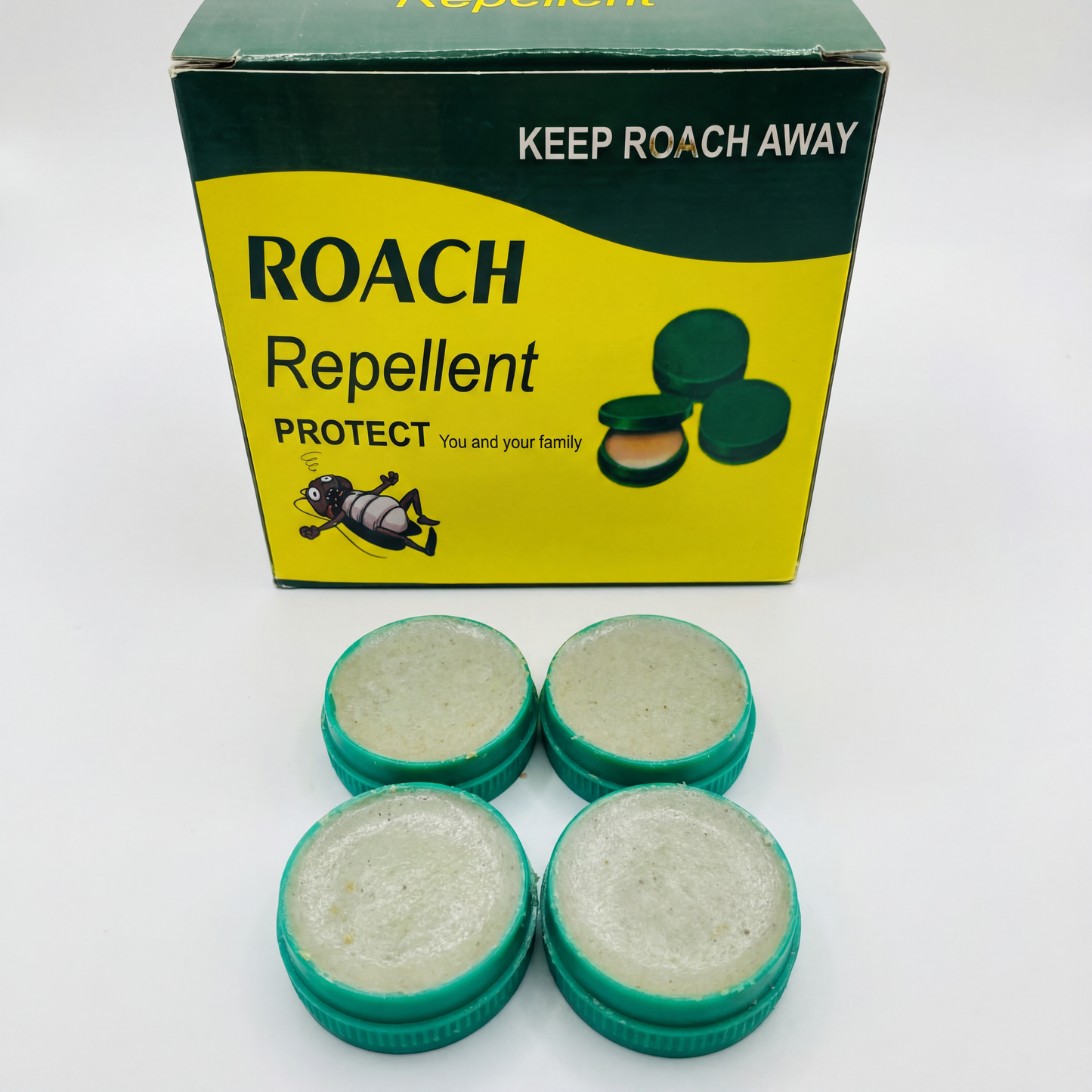 Roach Control Gel Discs – Long-Lasting Repellent (24 pcs)