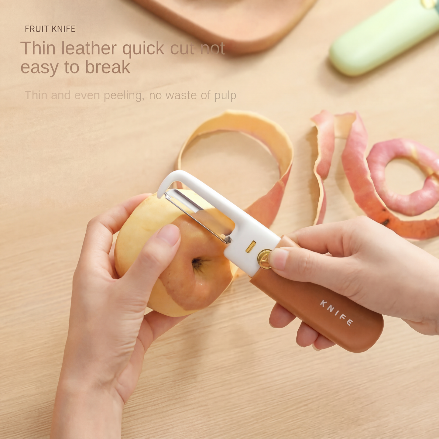 Mini Fruit Knife + Peeler Combo | Compact & Travel-Friendly