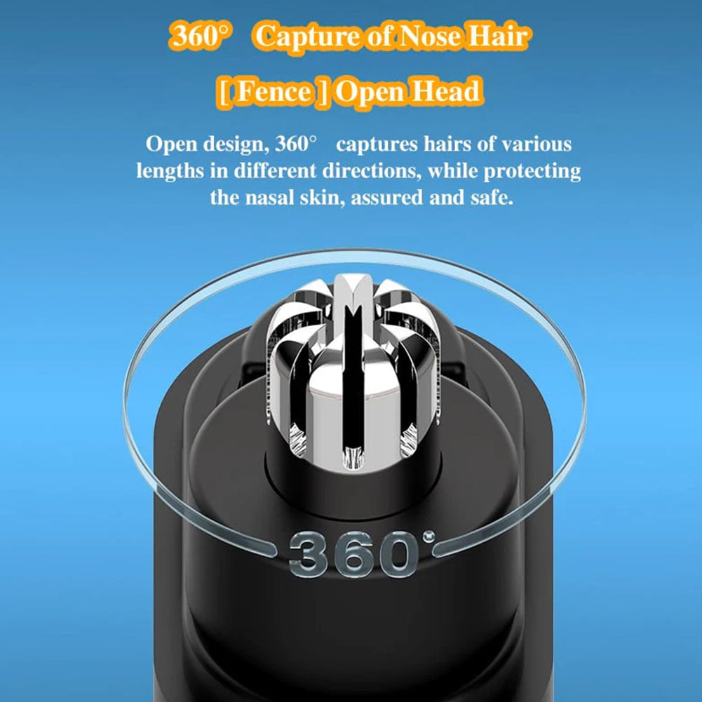 Compact USB Rechargeable Nose & Ear Grooming Trimmer