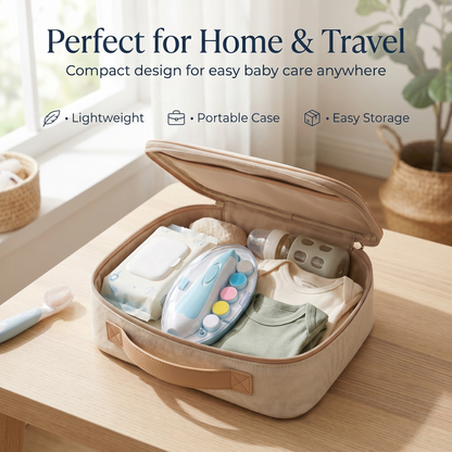 Electric Baby Nail Trimmer — 6-in-1 Safe Nail File for Newborns