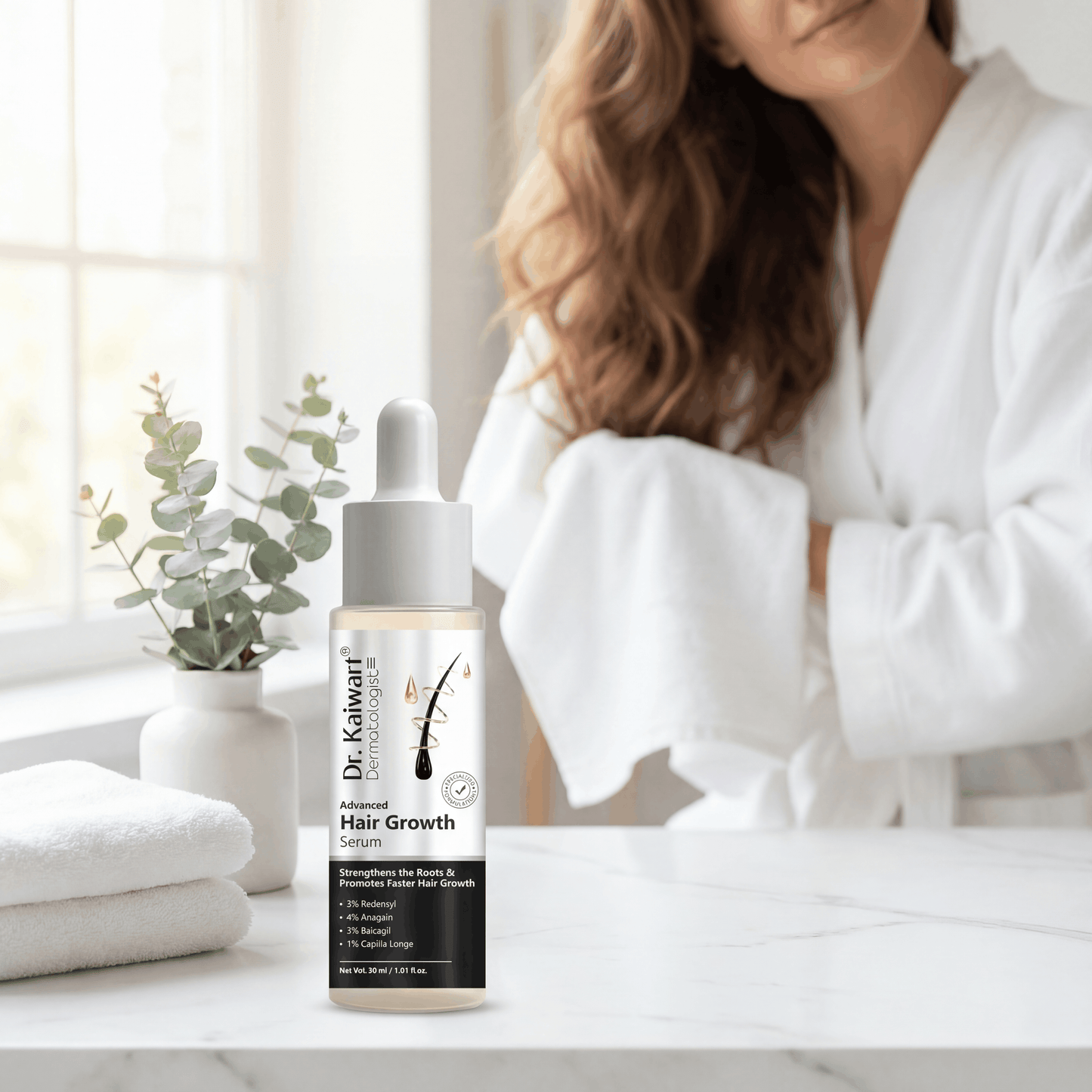 Advanced Hair Growth Serum with Redensyl, Anagain & Baicapil – 30 ml