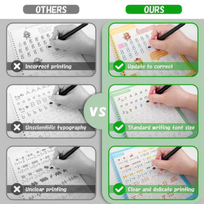 Sank Magic Copybook For Children - Set of 4 With 10 Refills