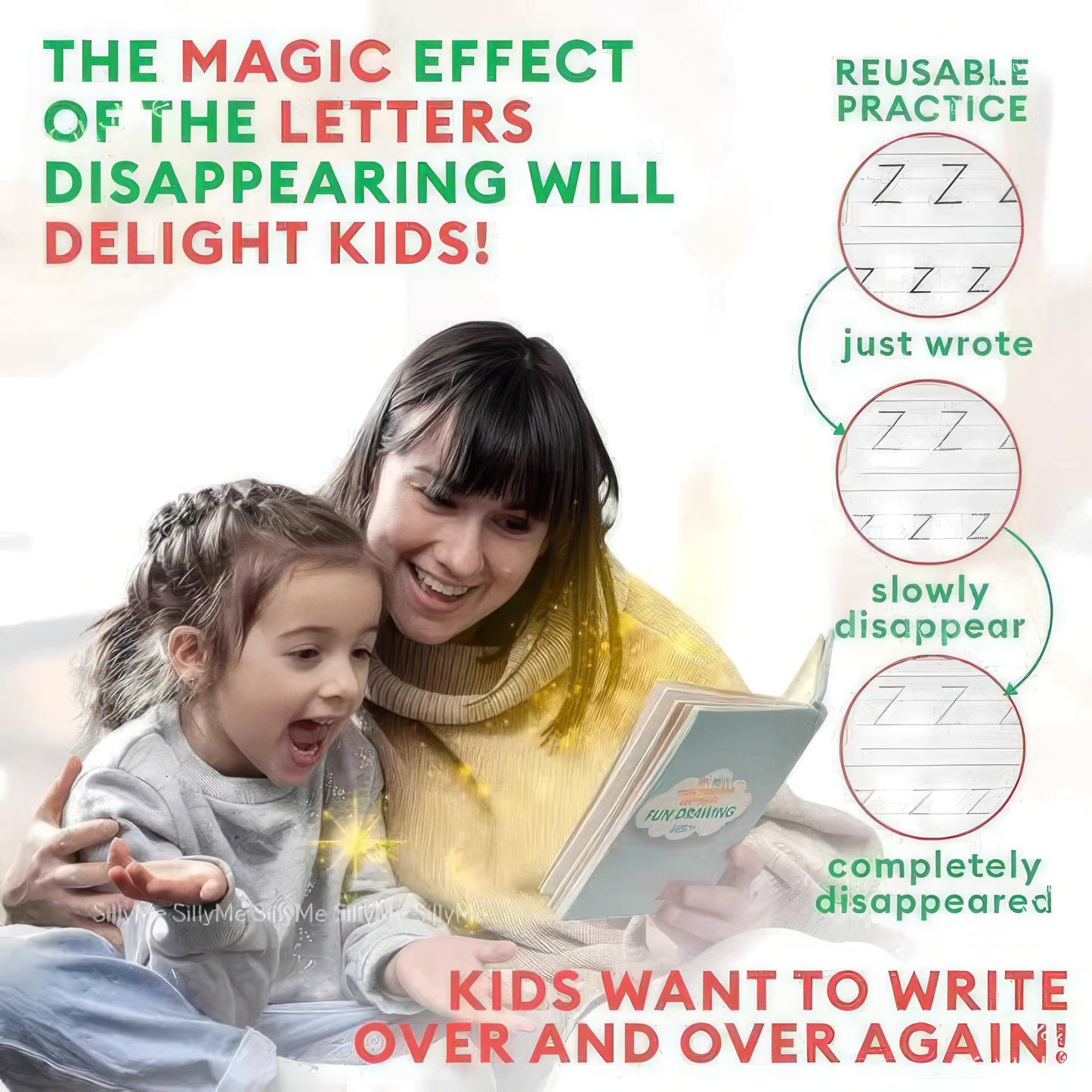 Sank Magic Copybook For Children - Set of 4 With 10 Refills