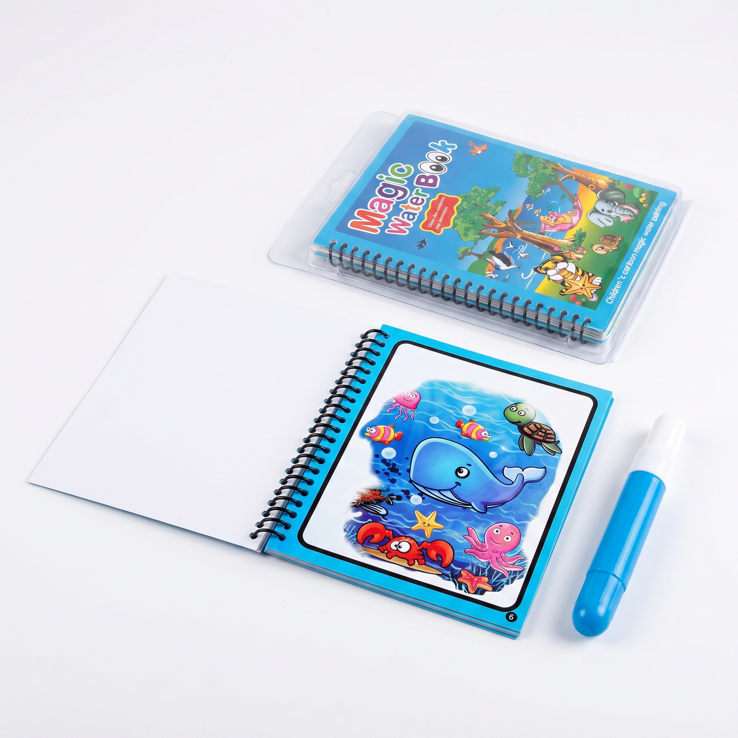 Magic Water Coloring Book