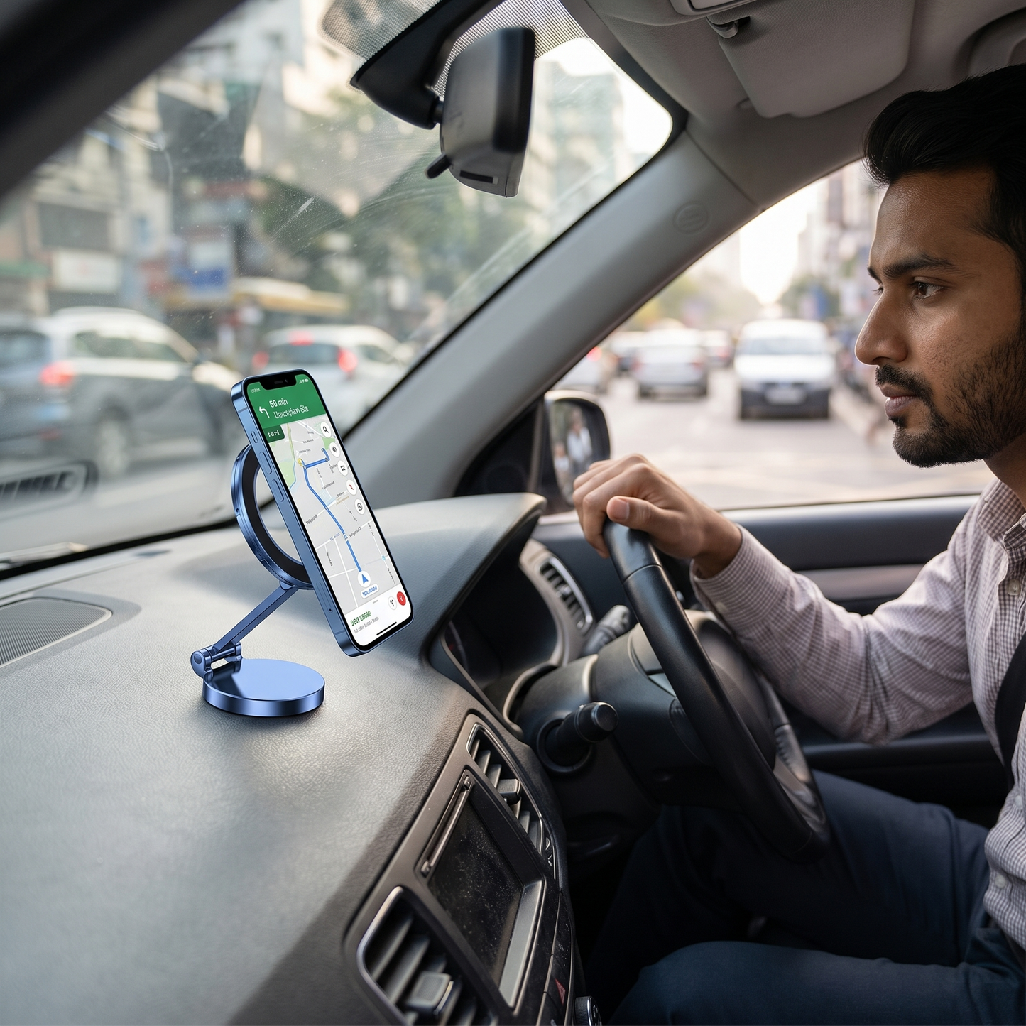 Twist-Lock 360° Magnetic Dashboard Phone Mount