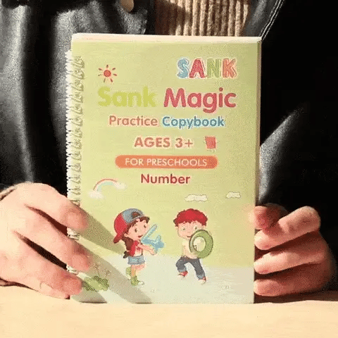 Sank Magic Copybook For Children - Set of 4 With 10 Refills